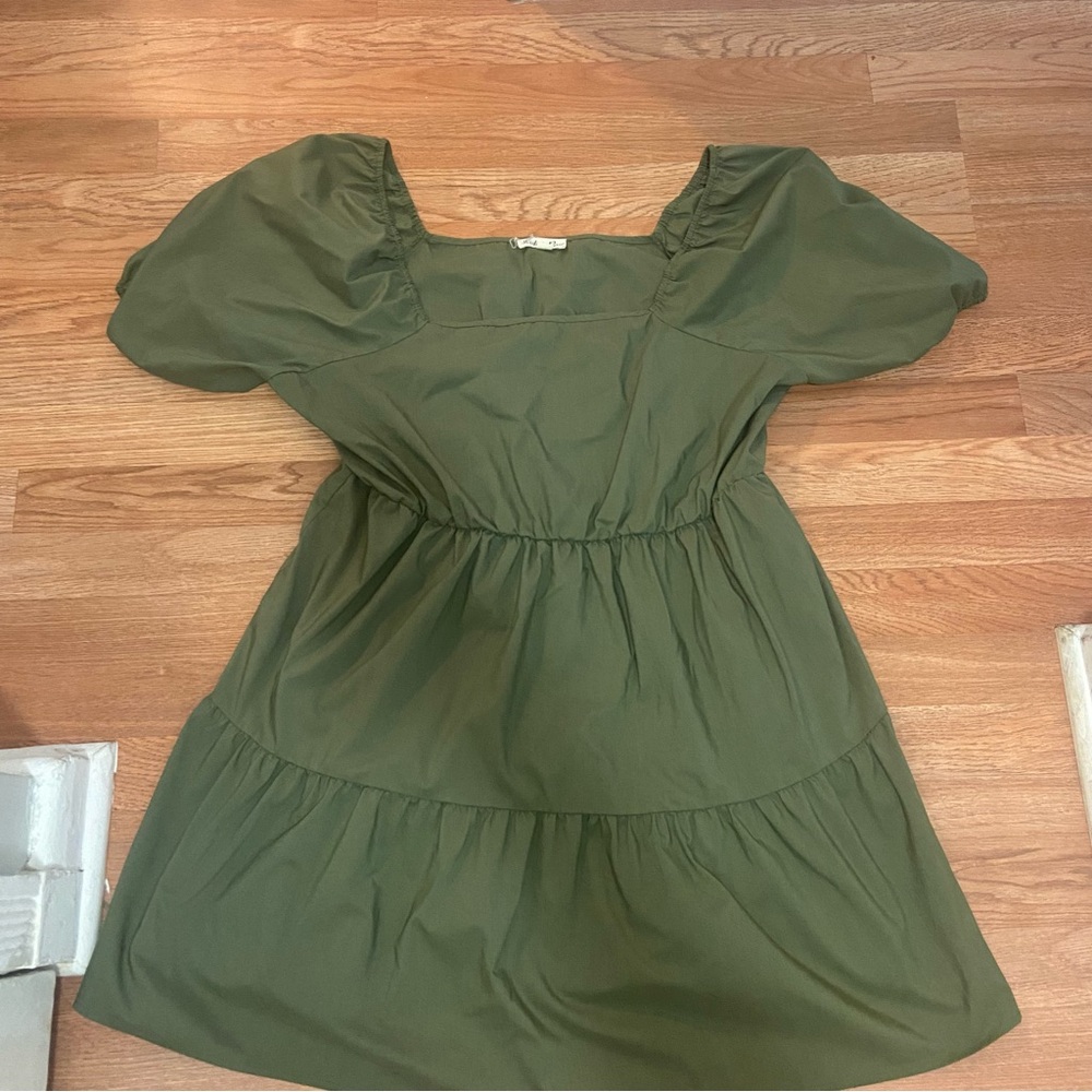 Indigo Rose olive green dress size 2x